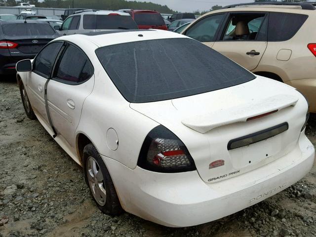 2G2WP552X81126139 - 2008 PONTIAC GRAND PRIX WHITE photo 3