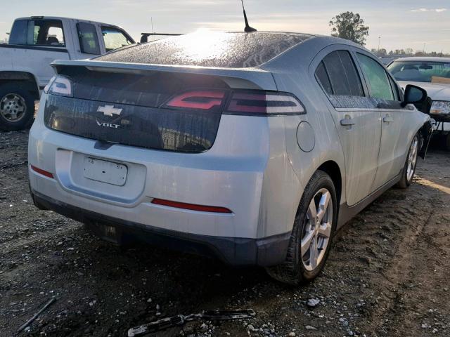 1G1RC6E40BU101492 - 2011 CHEVROLET VOLT SILVER photo 4