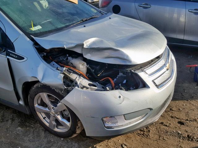 1G1RC6E40BU101492 - 2011 CHEVROLET VOLT SILVER photo 9