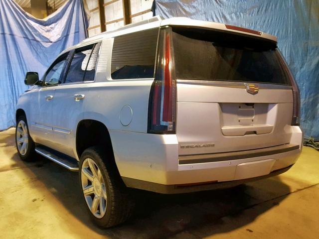 1GYS3BKJ9JR330311 - 2018 CADILLAC ESCALADE L SILVER photo 3