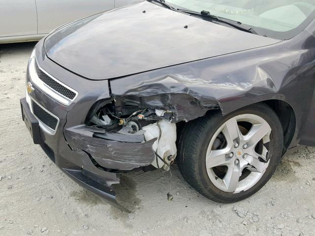1G1ZB5EB6AF274657 - 2010 CHEVROLET MALIBU LS SILVER photo 9