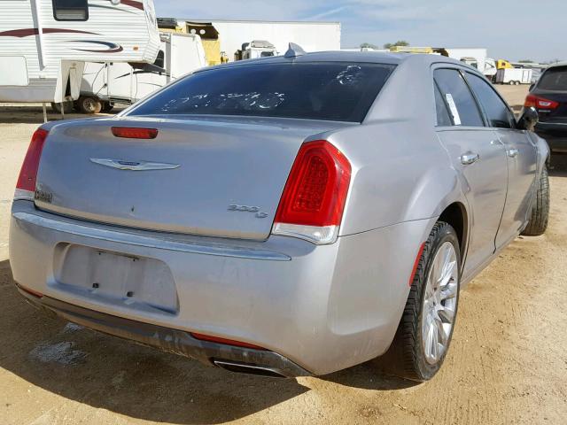 2C3CCAETXFH797444 - 2015 CHRYSLER 300C SILVER photo 4