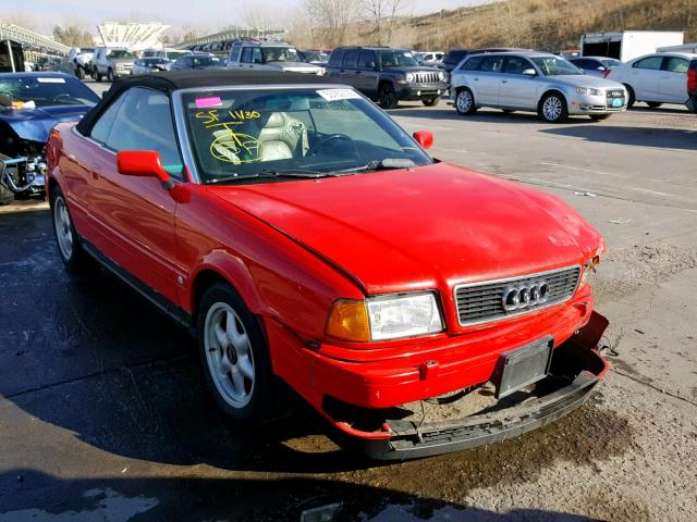 WAUAA88G8VN002409 - 1997 AUDI CABRIOLET RED photo 1