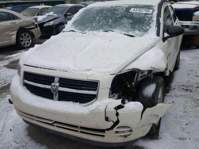 1B3HB48A29D103767 - 2009 DODGE CALIBER SX WHITE photo 9