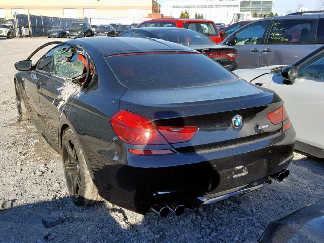 WBS6E9C5XJG808235 - 2018 BMW M6 GRAN CO BLACK photo 3