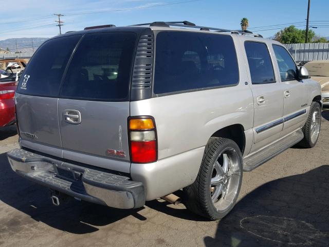 3GKEC16TX4G182686 - 2004 GMC YUKON XL C SILVER photo 4