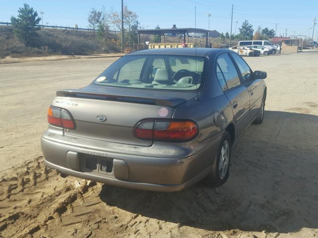 1G1NE52J62M598643 - 2002 CHEVROLET MALIBU LS TAN photo 4