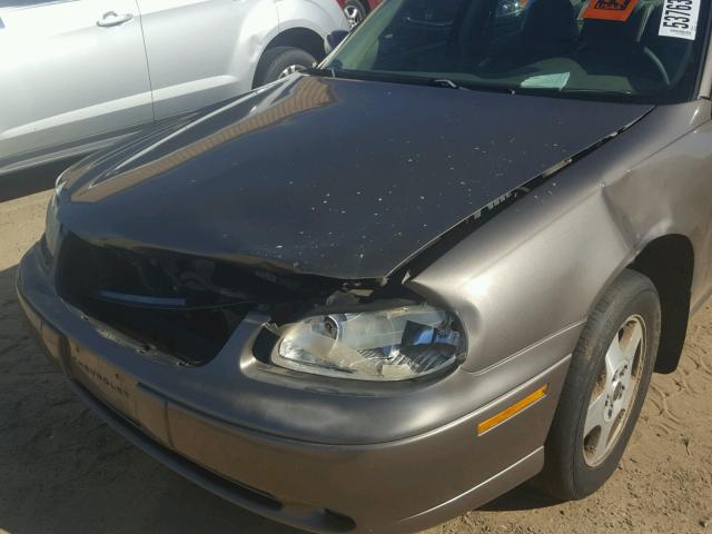1G1NE52J62M598643 - 2002 CHEVROLET MALIBU LS TAN photo 9