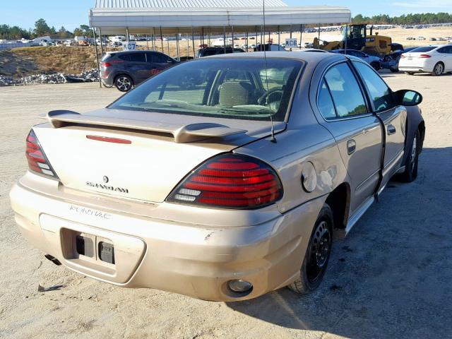 1G2NF52E03M528620 - 2003 PONTIAC GRAND AM S GOLD photo 4