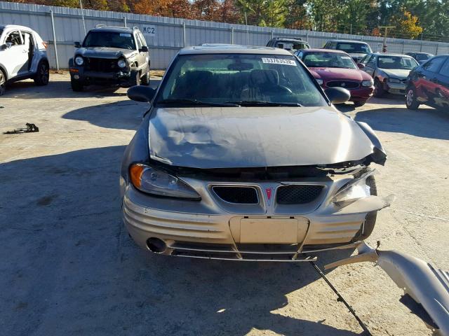 1G2NF52E03M528620 - 2003 PONTIAC GRAND AM S GOLD photo 9