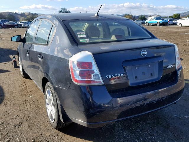 3N1AB61E27L633224 - 2007 NISSAN SENTRA 2.0 BLACK photo 3