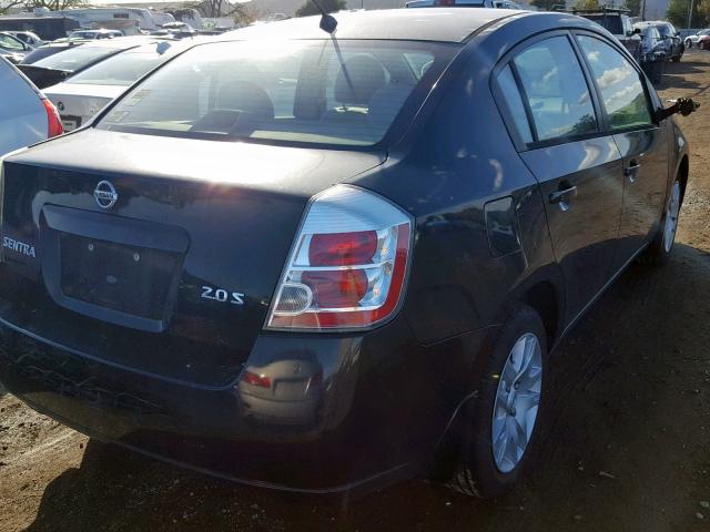 3N1AB61E27L633224 - 2007 NISSAN SENTRA 2.0 BLACK photo 4