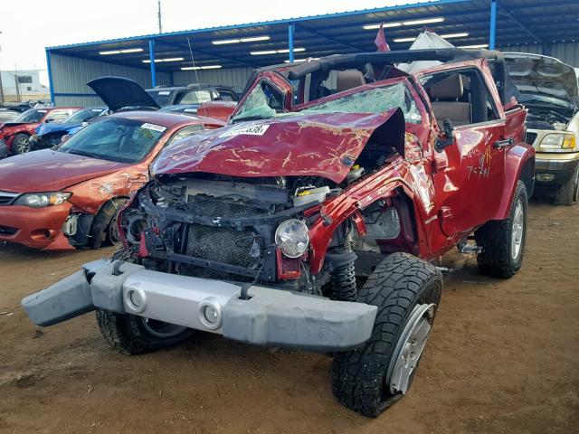 1C4AJWBG9CL216141 - 2012 JEEP WRANGLER S Bordo foto 2