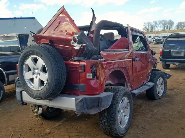 1C4AJWBG9CL216141 - 2012 JEEP WRANGLER S Bordo foto 4