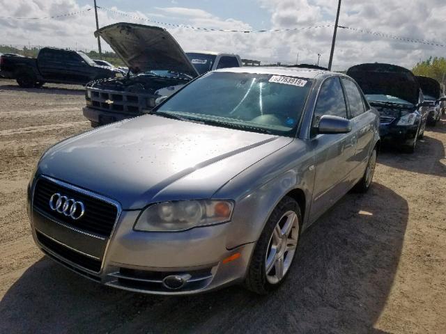 WAUAF78E66A231769 - 2006 AUDI A4 2 TURBO GRAY photo 2