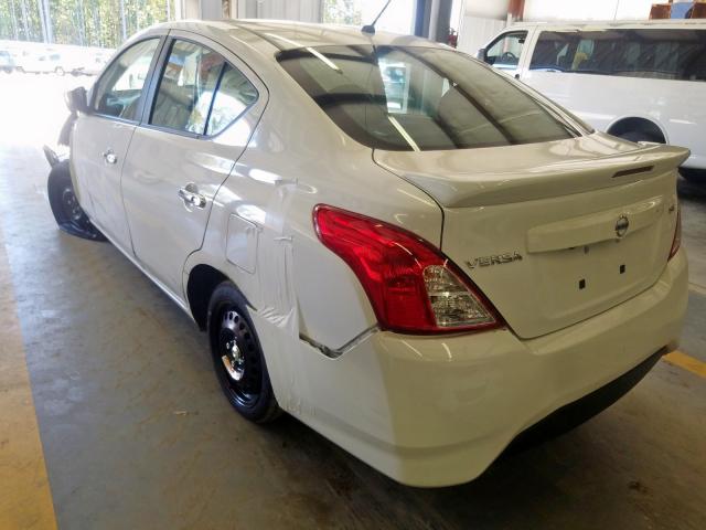 3N1CN7AP4KL851259 - 2019 NISSAN VERSA S WHITE photo 3