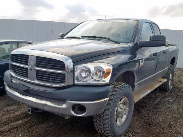 3D7KS28D58G170809 - 2008 DODGE RAM 2500 S შავი ფოტო 2