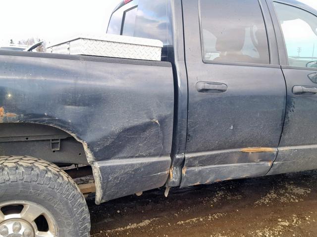 3D7KS28D58G170809 - 2008 DODGE RAM 2500 S შავი ფოტო 9