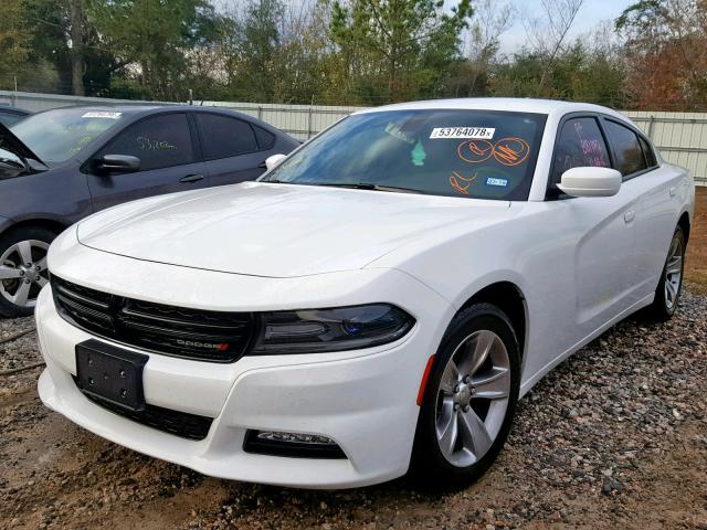 2C3CDXHG7GH192636 - 2016 DODGE CHARGER SX WHITE photo 2