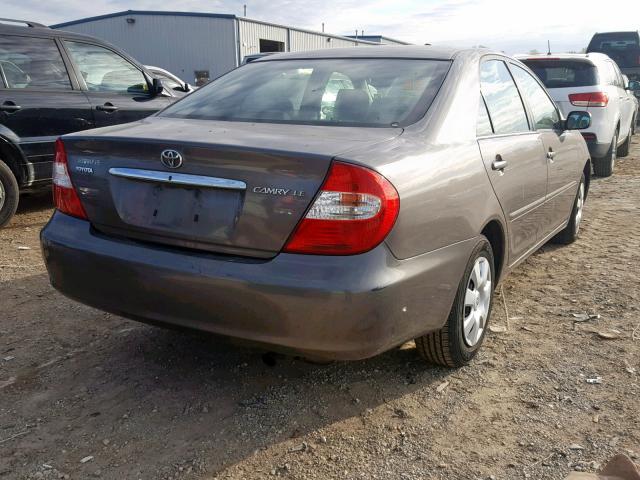 4T1BE32K34U879594 - 2004 TOYOTA CAMRY LE GRAY photo 4