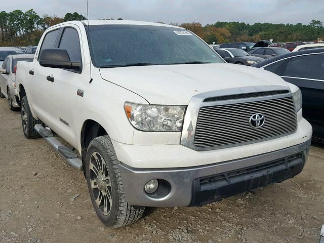 5TFEY5F16DX137405 - 2013 TOYOTA TUNDRA CRE WHITE photo 1