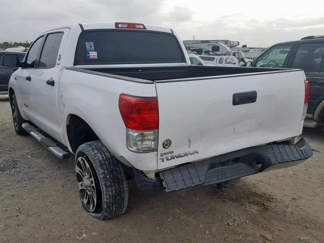 5TFEY5F16DX137405 - 2013 TOYOTA TUNDRA CRE WHITE photo 3