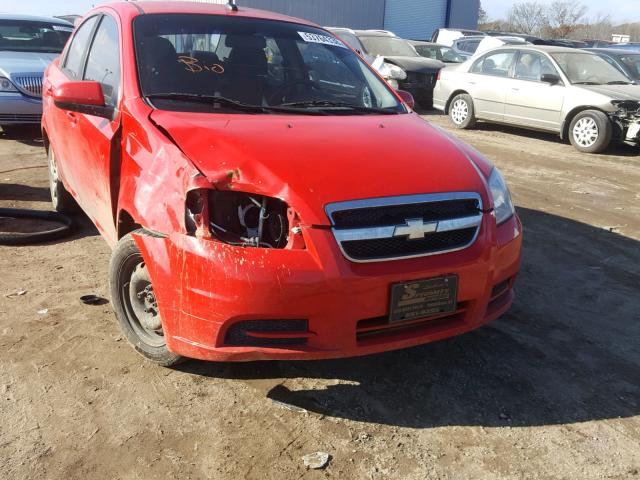 KL1TD5DE4BB146176 - 2011 CHEVROLET AVEO LS RED photo 1