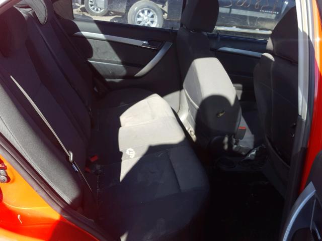 KL1TD5DE4BB146176 - 2011 CHEVROLET AVEO LS RED photo 6