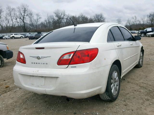 1C3CC4FB4AN187725 - 2010 CHRYSLER SEBRING TO WHITE photo 4