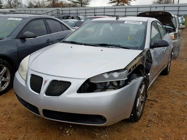 1G2ZH57N394136051 - 2009 PONTIAC G6 GT SILVER photo 2