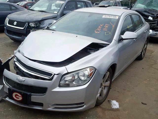 1G1ZC5E1XBF392636 - 2011 CHEVROLET MALIBU 1LT SILVER photo 2