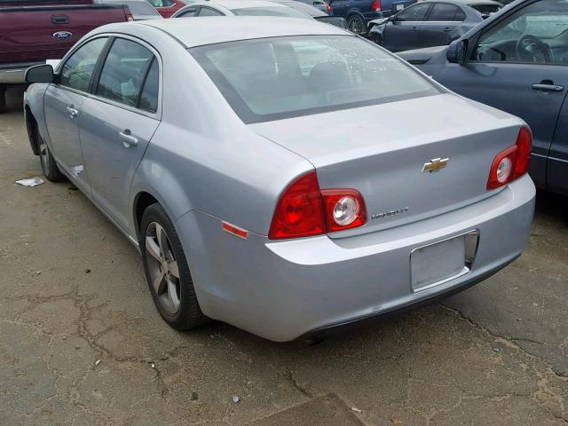 1G1ZC5E1XBF392636 - 2011 CHEVROLET MALIBU 1LT SILVER photo 3