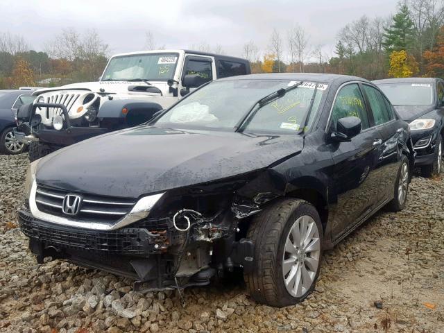 1HGCR2F87FA037613 - 2015 HONDA ACCORD EXL BLACK photo 2