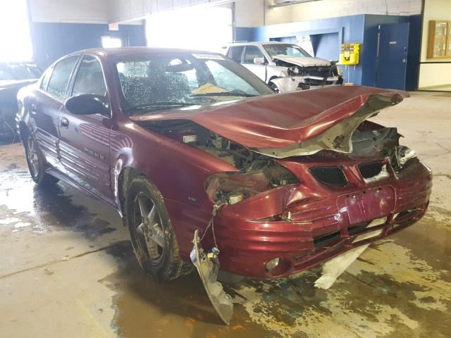 1G2NF52E82M617446 - 2002 PONTIAC GRAND AM S RED photo 1