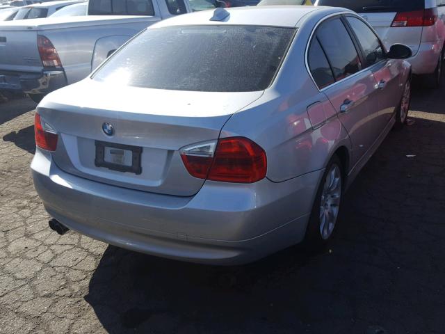 WBAVB33576KR77848 - 2006 BMW 330 I SILVER photo 4