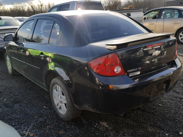 1G1AL58F667705556 - 2006 CHEVROLET COBALT LT BLACK photo 3