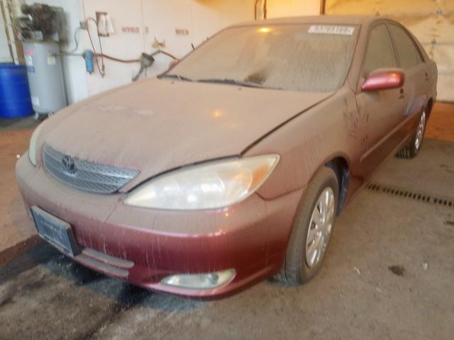 4T1BE32KX3U228669 - 2003 TOYOTA CAMRY LE MAROON photo 2