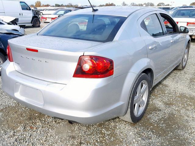 1B3BD1FB2BN589071 - 2011 DODGE AVENGER MA SILVER photo 4