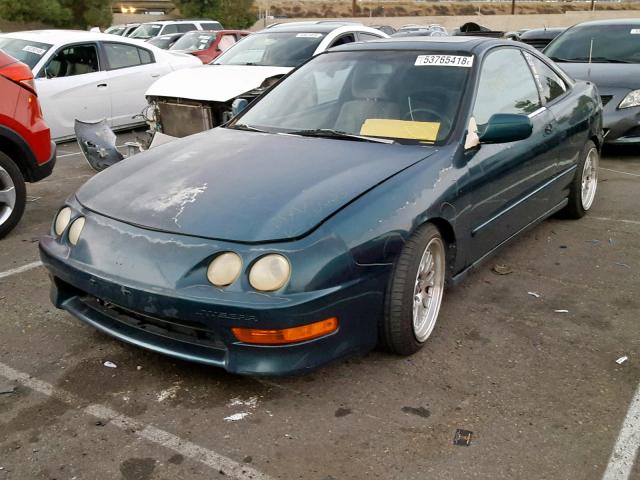 JH4DC4351WS016484 - 1998 ACURA INTEGRA LS GREEN photo 2