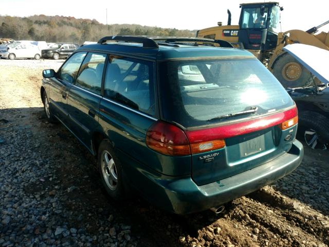 4S3BK4352T7310194 - 1996 SUBARU LEGACY L GREEN photo 3