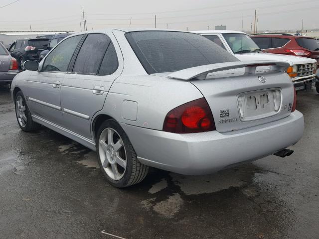 3N1AB51D15L595130 - 2005 NISSAN SENTRA SE- SILVER photo 3