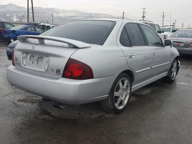 3N1AB51D15L595130 - 2005 NISSAN SENTRA SE- SILVER photo 4