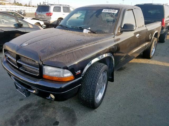 1B7GL23X6VS202329 - 1997 DODGE DAKOTA GRAY photo 2