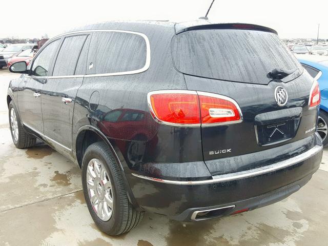 5GAKRCKD7FJ228047 - 2015 BUICK ENCLAVE BLACK photo 3