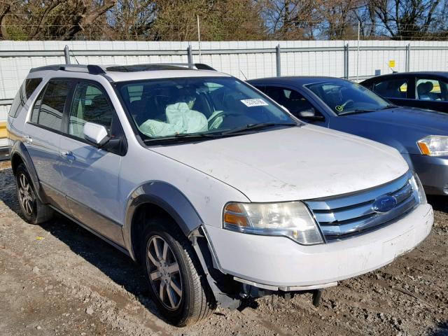 1FMDK02W78GA45187 - 2008 FORD TAURUS X S WHITE photo 1