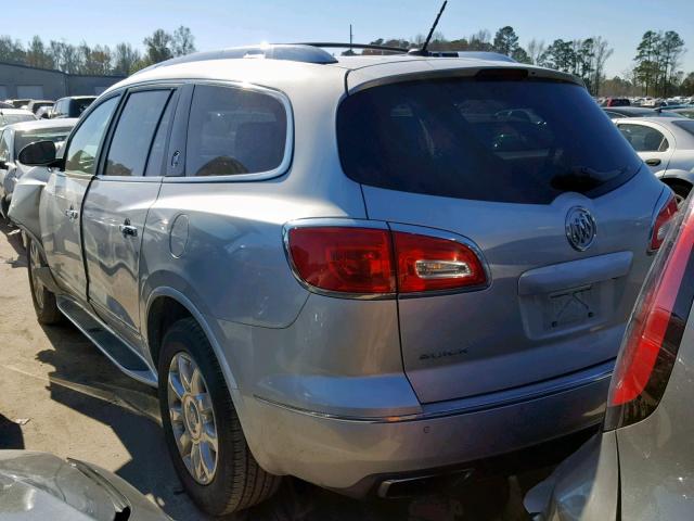 5GAKRBKD7EJ237324 - 2014 BUICK ENCLAVE SILVER photo 3