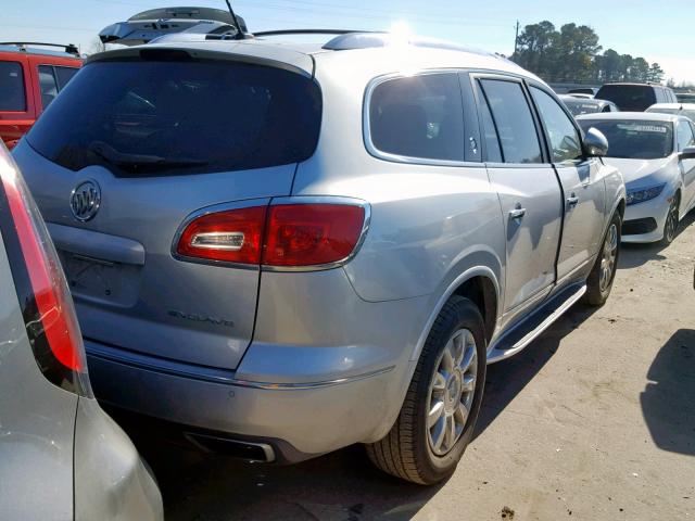 5GAKRBKD7EJ237324 - 2014 BUICK ENCLAVE SILVER photo 4