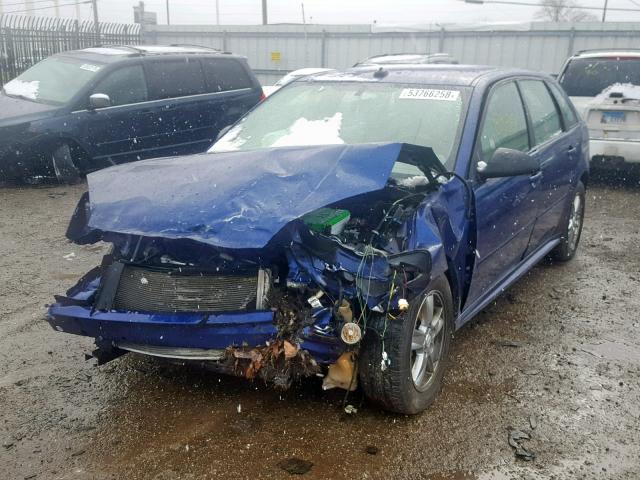 1G1ZT64885F323288 - 2005 CHEVROLET MALIBU MAX 蓝色 照片 2