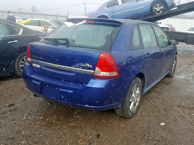 1G1ZT64885F323288 - 2005 CHEVROLET MALIBU MAX 蓝色 照片 4