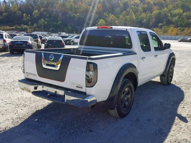 1N6AD0EV8BC404532 - 2011 NISSAN FRONTIER S WHITE photo 4